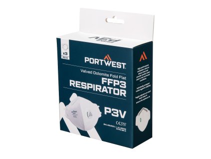 P310 FFP3 Valved Dolomite Fold Flat Respirator (Pk3)