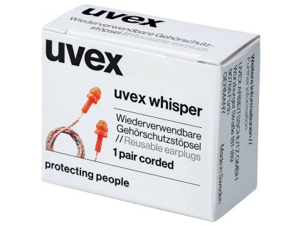Špunty do uší pro opakované použití uvex whisper, SNR: 22dB