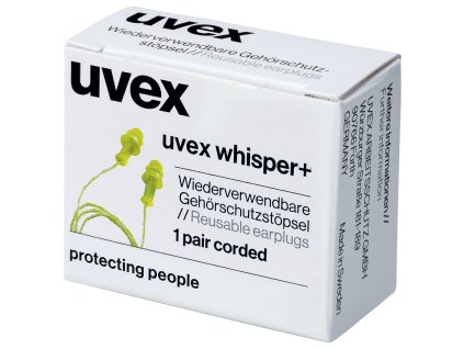 Špunty do uší pro opakované použití uvex whisper+, SNR: 27dB