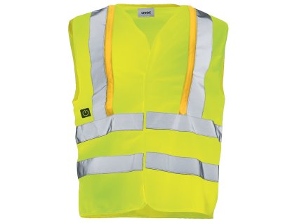 Výstražná vesta se spínačem uvex protection flash 17323 - reflexní žlutá