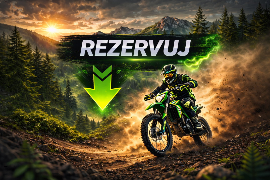 Zážitková jazda na e-motorke Talaria a Komodo Vyšné Ružbachy - Požičovňa terénnych elektromotoriek XTREMEsport.