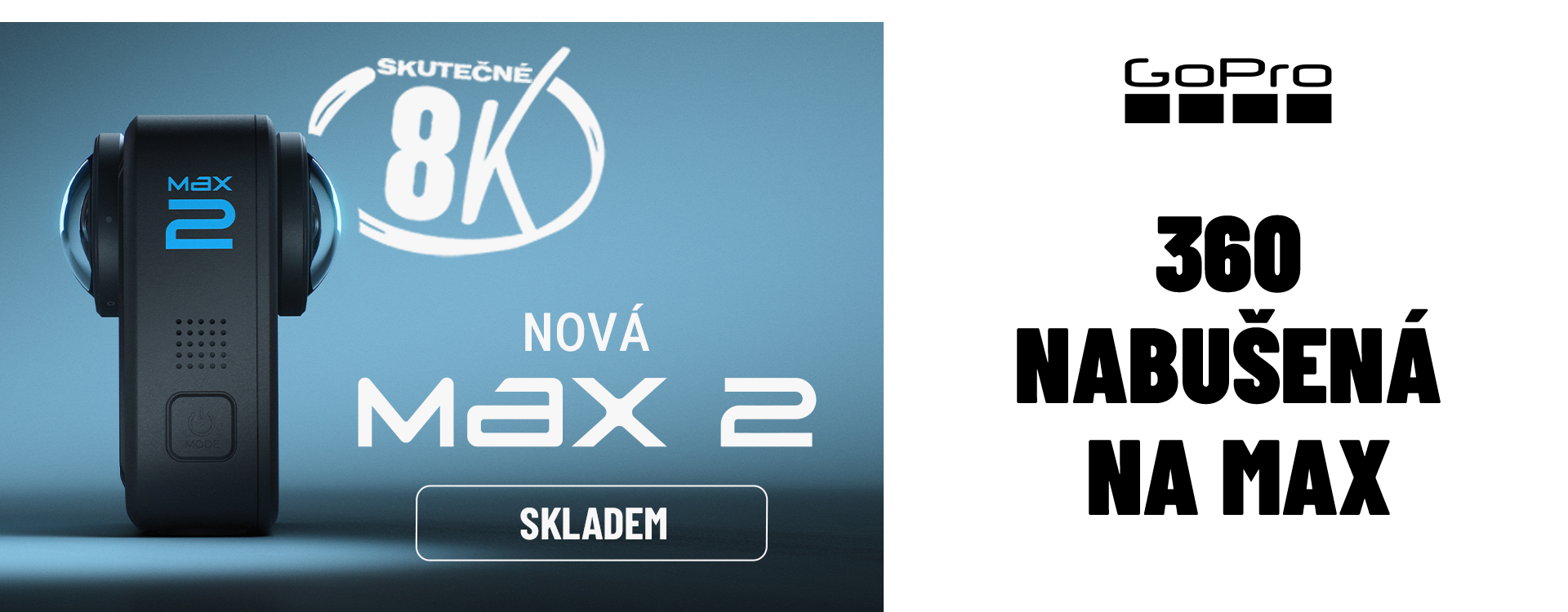Nová sportovni kamera GoPro MAX2