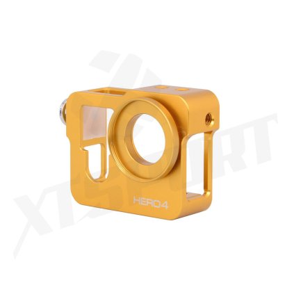 5118 kryt hlinikovy pro kamery gopro hero3 3 4 zlaty