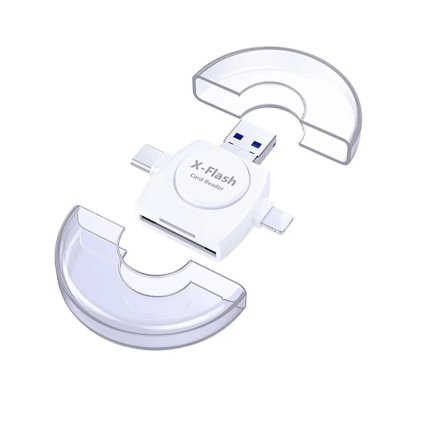 6555 otg ctecka karet 4v1 lightning usb c micro usb usb a pro iphone android pc