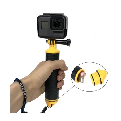 6150 plovouci drzak do ruky s 1 4 zavitem pro gopro