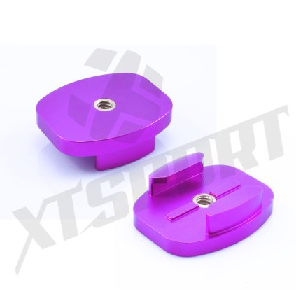 4770 rychloupinaci tripod mount hlinikovy pro gopro fialovy tmc