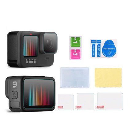 5739 temperovane ochranne sklo hero 9 10 11 12 black sada ochrannych skel