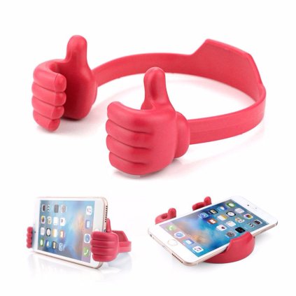 5298 thumb up drzak mobilu cerveny