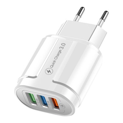 6099 univerzalni quick charge qualcomm3 0 sitova nabijecka 3x usb bila