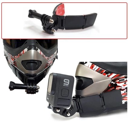 5817 upgraded front helmet strap mount pro gopro