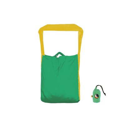 8199 eco bag medium taska m zelena tmava zluta