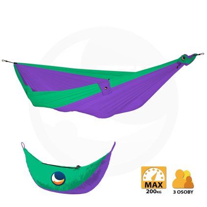 7968 king size hammock fialova zelena tttm express bag