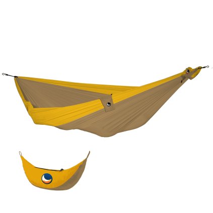 7965 king size hammock hneda tmava zluta express bag