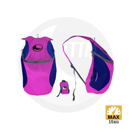 7956 mini batoh ruzova kralovska modra