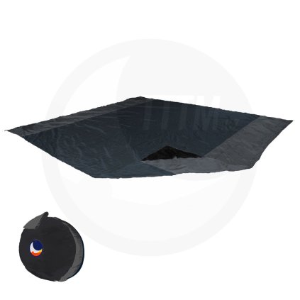 7998 plazova deka beach blanket tmava seda svetla seda new bag