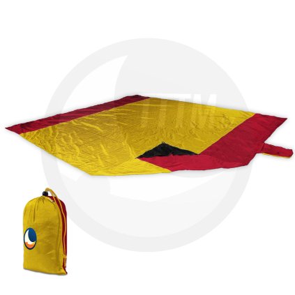 7938 plazova deka beach blanket tmava zluta bordo tttm