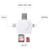 6555 1 otg ctecka karet 4v1 lightning usb c micro usb usb a pro iphone android pc