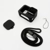 6480 silikonovy kryt s krytkou a poutkem pro gopro hero13 cerny