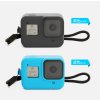 5670 5 silikonovy kryt s poutkem pro gopro hero8 black cerny