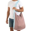 8184 2 eco bag large taska l broskvova mracna