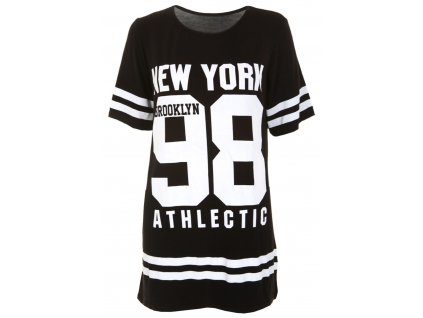 BLACK NEW YORK 98 OVERSIZE T SHIRT 031