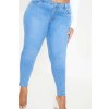 Blue Plus Light Wash Skinny Jeans SIZE 28 2