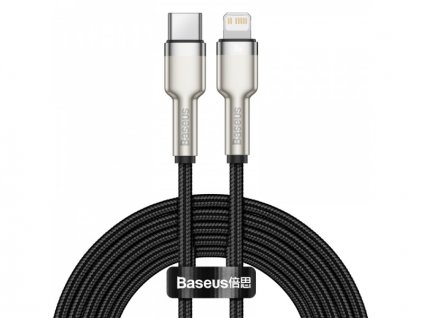 Baseus Cafule Series nabíjecí / datový kabel USB-C na Lightning PD 20W 2m, černá