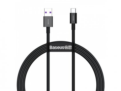 Baseus Superior Series rychlonabíjecí kabel USB/Type-C 66W 1m černá