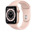 apple watch s6 gps 44mm gold aluminium case with pink sand sport band regular 320568 m00e3hc a