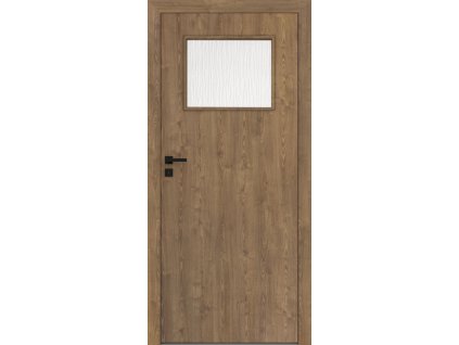 Vnitřní dveře DRE - Standard 20 Wave (Šířka dveří 60 cm, Orientace Levé, Výplň Vosk)