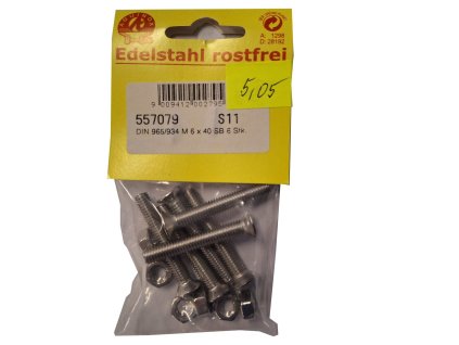 AQUINOX DIN 965/934 6 x 40 - 6 KS