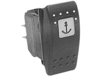 vyr 51953OSCULATI Vypinac ON OFF ON cervena LED 12V