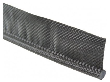 PASKAL Keder prefabrikovaný s nosom čierny látkový (Variant 7,5 mm)