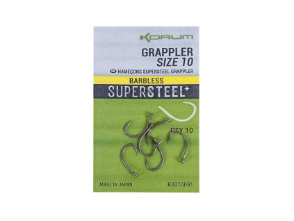KORUM Grappler Hook Size 8 Barbless