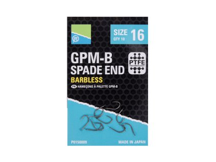 PRESTON Gpm-B Hooks - Size 12 - Spade End