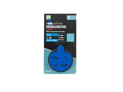 PRESTON Revalution Hooklengths N-20 Size 12