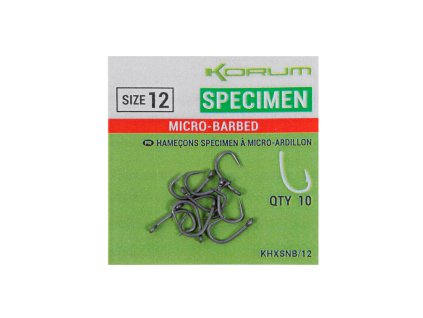 KORUM Xpert Specimen - Micro-Barbed Size 12