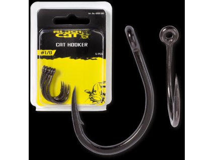 BLACKCAT #1/0 Cat Hooker DG DG coating 5 pcs