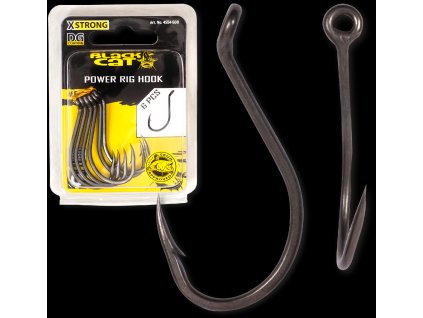 BLACKCAT #5/0 Power Rig Hook DG DG coating 6 pcs