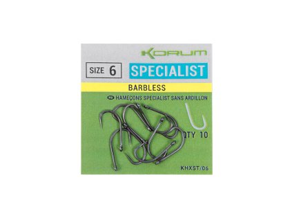 KORUM Xpert Specialist - Barbless Size 14