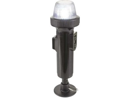 AAA Prenosné navigačné LED svetlo napájané batériami so základňou kotevné biele ​​360°  00136-LD