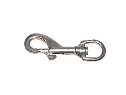 moschettone inox con occhio girevole