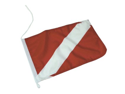 ADRIA BANDIERE VLAJKA POTÁPAČOV (Varianta DIVERS FLAG CM.20X30)