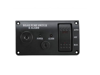 pannello con allarme per pompa di sentina