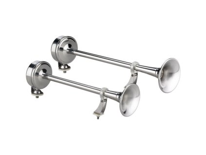 MARCO DVOJITÝ KONSKÝ ROH S DRÔTENÝM PRIECHODOM (Varianta DOUBLE CORNET HORN 12V)