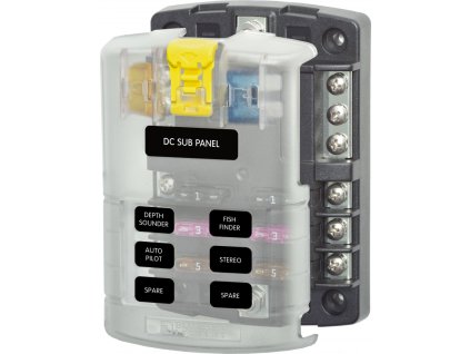 BLUE SEA POISTKOVÝ BLOK ST BLADE ATO/ATC (Varianta CIRCUITS 12+MASSA)