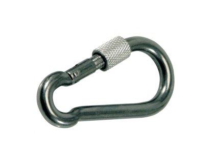 KARABÍNA AISI 316 S BEZPEČNOSTNOU SKRUTKOU (Varianta CARABINE WITH SAFETY SCREW AISI 316  Ø MM.5X50)