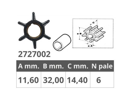 girante mercury 47 89981 47 65957