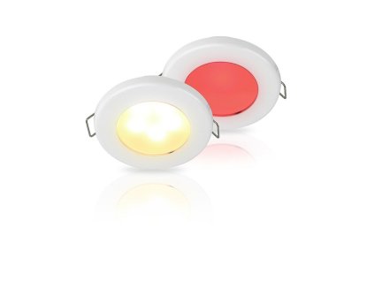 HELLA MARINE EUROLED 75 DVE FARBY REFLEKTOR (Varianta PLASTIC - RED LIGHT / WARM WHITE)