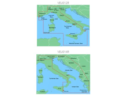 GARMIN CARTOGRAFIA BLURCHART G3 HD VISION (Varianta REGULAR VEU012R TYRRHENIAN SEA)